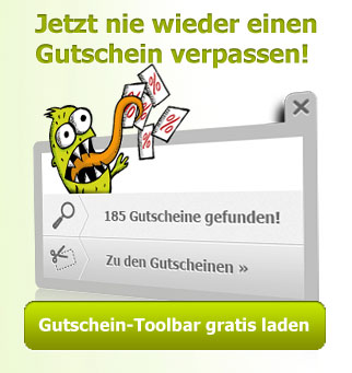 Gutschein Toolbar von couponster