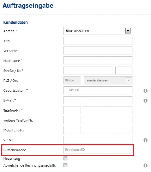 Gutschein-Hilfe FlexGas