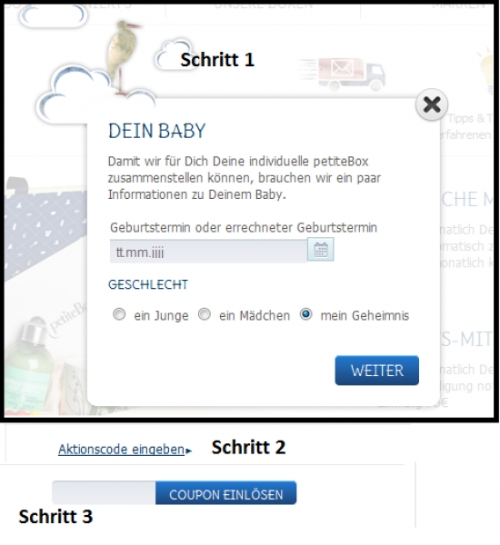 Gutschein-Hilfe petiteBox