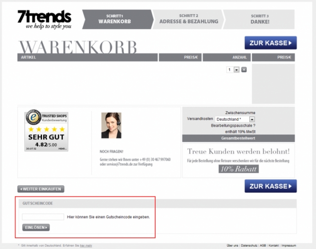 Gutschein-Hilfe 7trends
