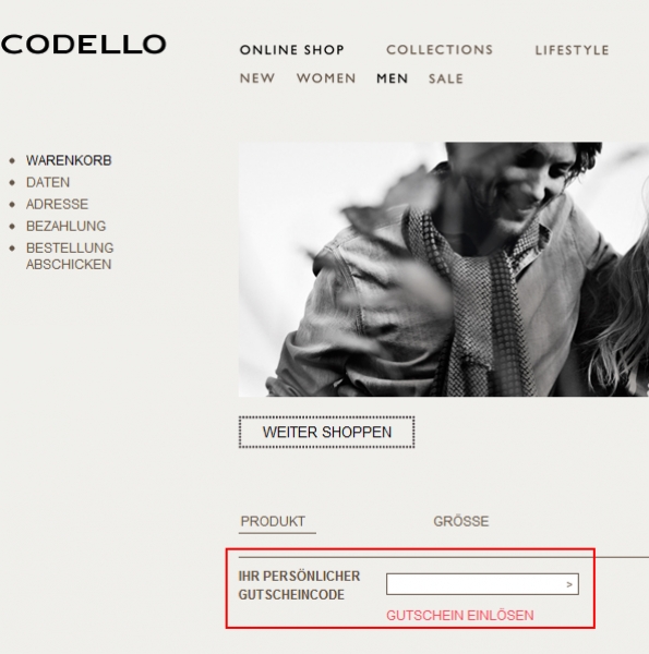 Gutschein-Hilfe Codello