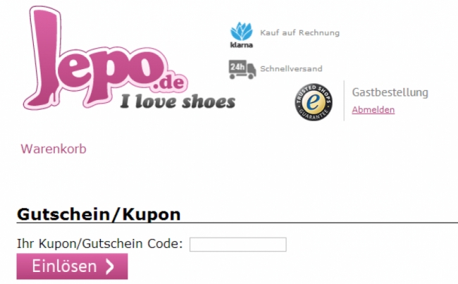 Gutschein-Hilfe Jepo.de
