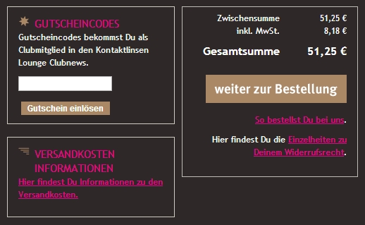 Gutschein-Hilfe Kontaktlinsenlounge