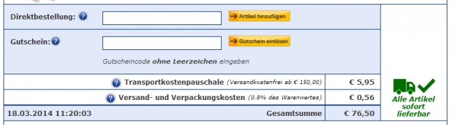 Gutschein-Hilfe Westfalia