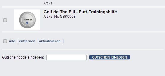 Gutschein-Hilfe Golf.de