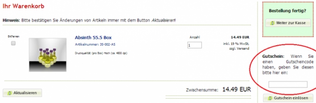 Gutschein-Hilfe LikörFactory