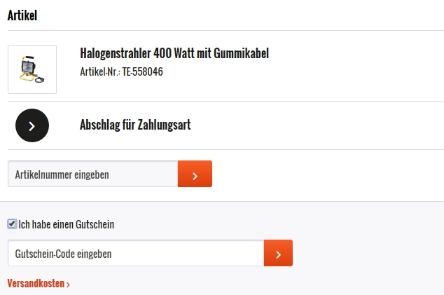Gutschein-Hilfe Bauhamster