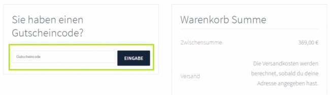 Gutschein-Hilfe Get Suited