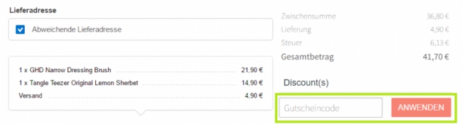 Gutschein-Hilfe Chloe's