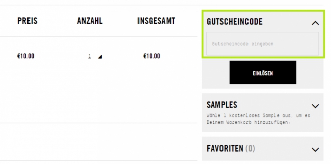 Gutschein-Hilfe MAC Cosmetics