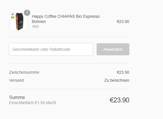 Gutschein-Hilfe HappyCoffee