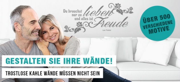 Gestalten Sie Ihre Wände! - Mit alles-wandtattoo.de!