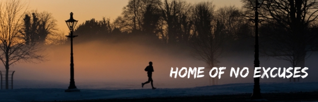 Jogger im Nebel - Home of no Excuses - Empire Sports