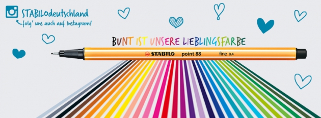 Stabilo - Bunt ist unsere Lieblingsfarbe!