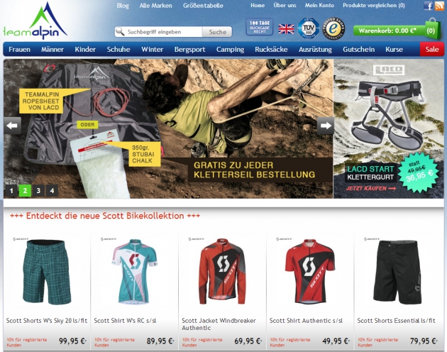 die Startseite von Teamalpin die Startseite von Teamalpin