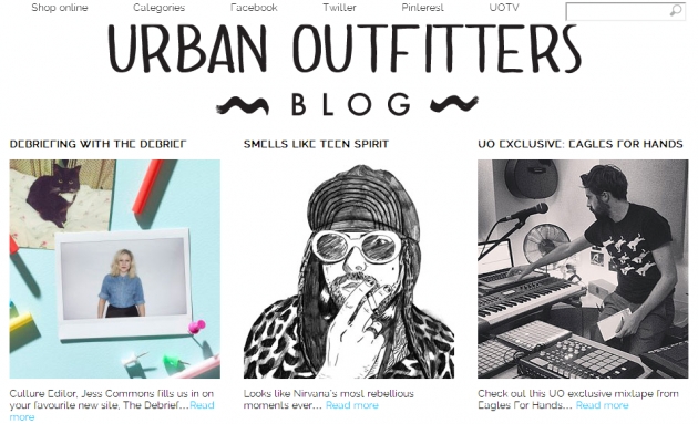 der Urban Outfitters Blog bietet Dir jede Menge aktuelle Infos