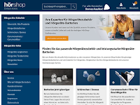 Screenshot von HörShop