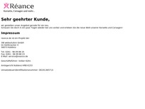 Screenshot von Reance.de
