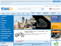 Screenshot von Bike24.de