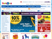 Screenshot von toysrus CH