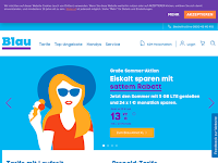 Screenshot von blau.de