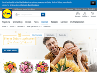 Screenshot von Lidl-Blumen