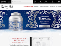 Screenshot von Kusmi Tea