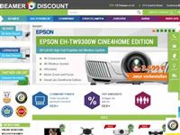 Screenshot von Beamer-Discount