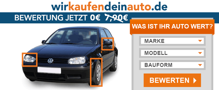 Ermittle kostenlos den Wert Deines Autos