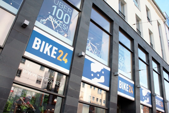 das Bike24 Ladengeschäft in Dresden das Bike24 Ladengeschäft in Dresden