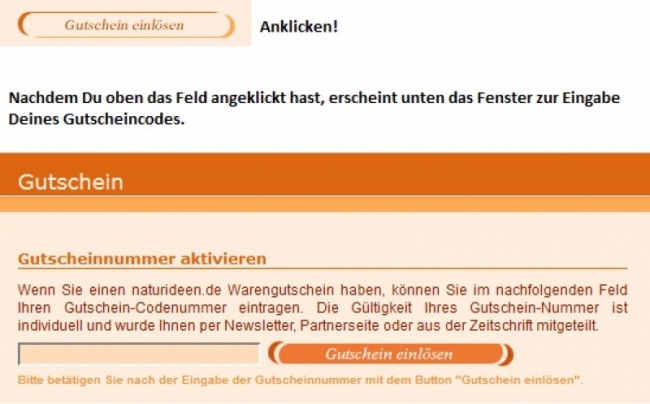 Gutschein-Hilfe Naturideen