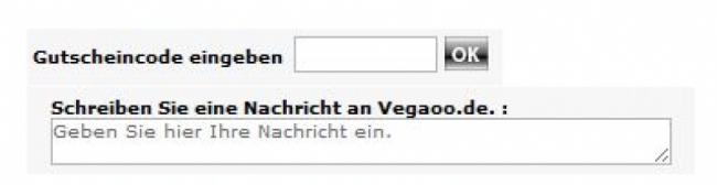 Gutschein-Hilfe vegaoo.de