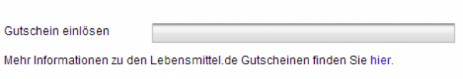 Gutschein-Hilfe Lebensmittel.de
