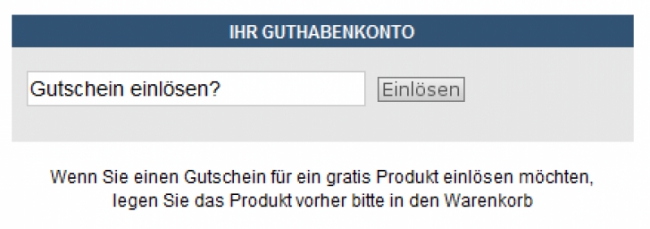 Gutschein-Hilfe Cacher-Shop