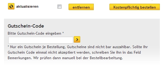 Gutschein-Hilfe Style your Garage
