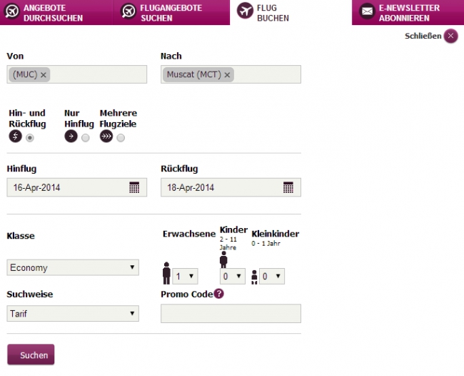 Gutschein-Hilfe Qatar Airways