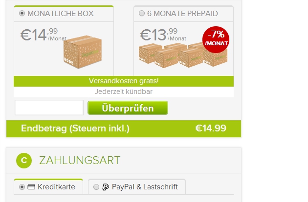 Gutschein-Hilfe Degustabox