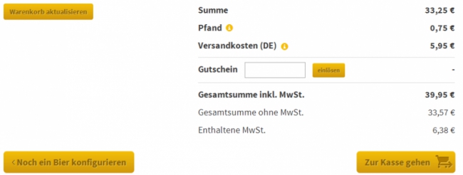 Gutschein-Hilfe Bierzuliebe
