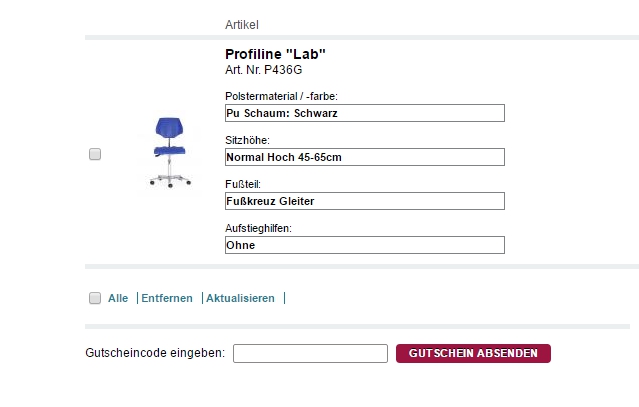 Gutschein-Hilfe Profistuhl.de