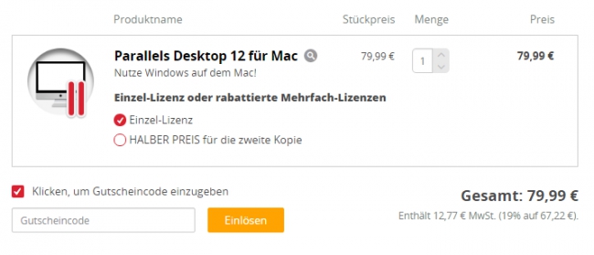Gutschein-Hilfe Parallels
