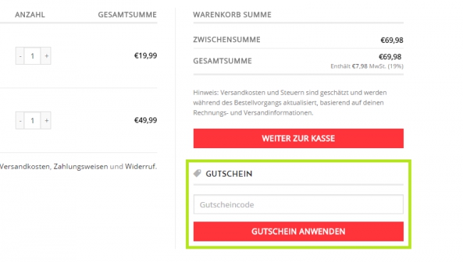 Gutschein-Hilfe Style Discount