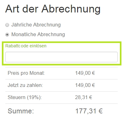 Gutschein-Hilfe Searchmetrics