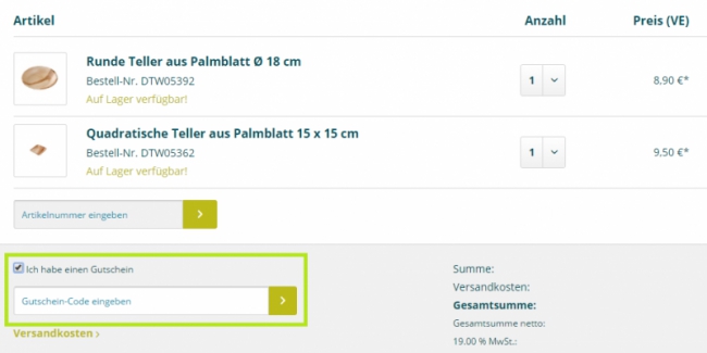 Gutschein-Hilfe kaufdichgrün