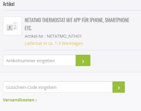 Gutschein-Hilfe your-smarthome