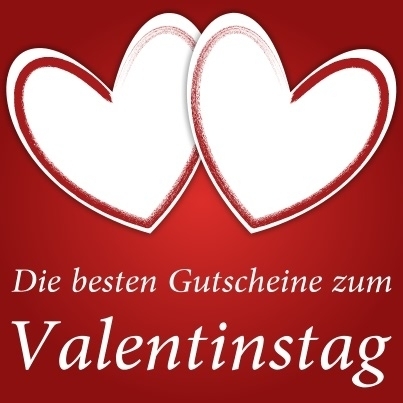 Valentins-Gutscheine für Verliebte & Singles