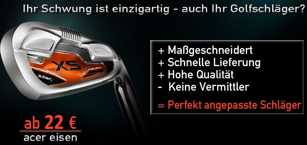 Bei NordicaGolf zum maßgefertigten Golfschläger Bei NordicaGolf zum maßgefertigten Golfschläger