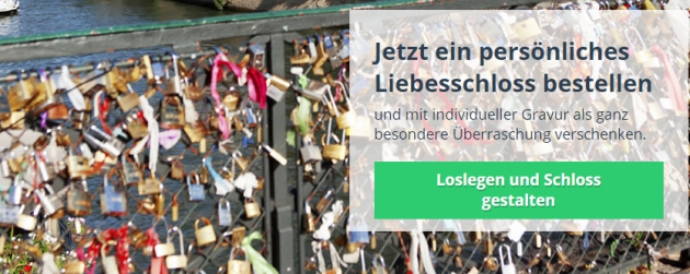 Jetzt Deine Liebe mit einem Liebesschloss von myLiebesschloss beweisen