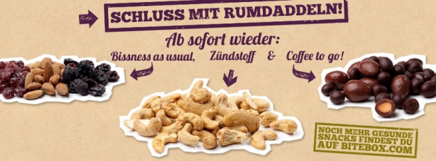gesunde Snacks von Bitebox gesunde Snacks von Bitebox