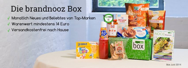 die Vorzüge der brandnooz Box liegen auf der Hand