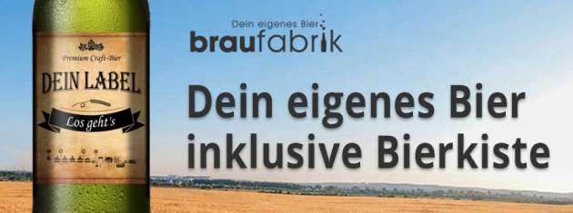 personalisiertes Bier gibt es in der Braufabrik